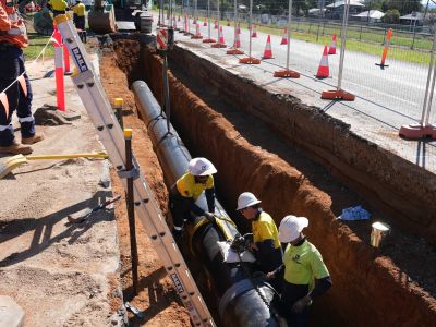 Cairns Road Pipeline - July 2025