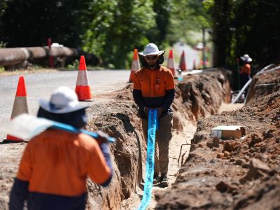 Behana Gorge Road Pipeline - July 2025