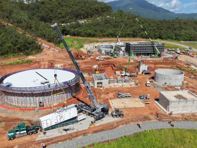 Jones Road Site - Crane Lift - January 2026
